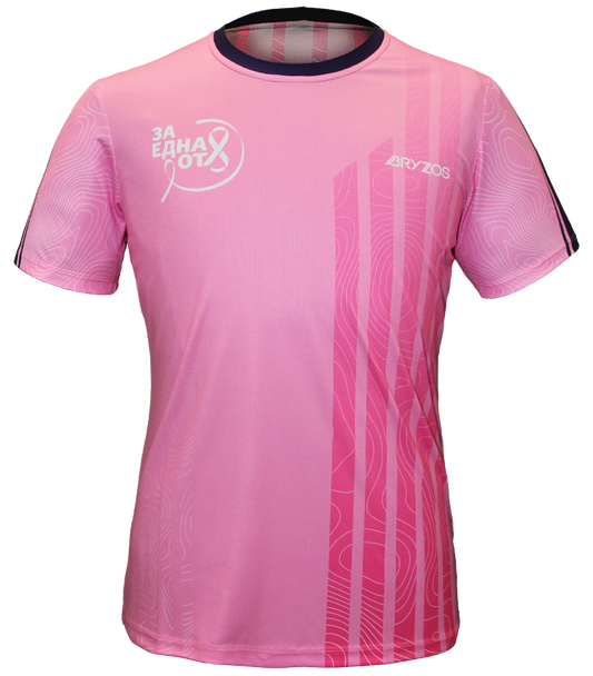 "За Една от 8" - розова блуза с кауза